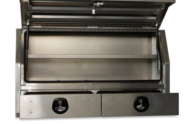 Side Toolbox Canopy 1500mm with Drawers