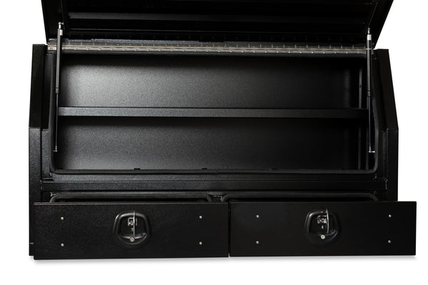 Side Toolbox Canopy 1500mm with Drawers